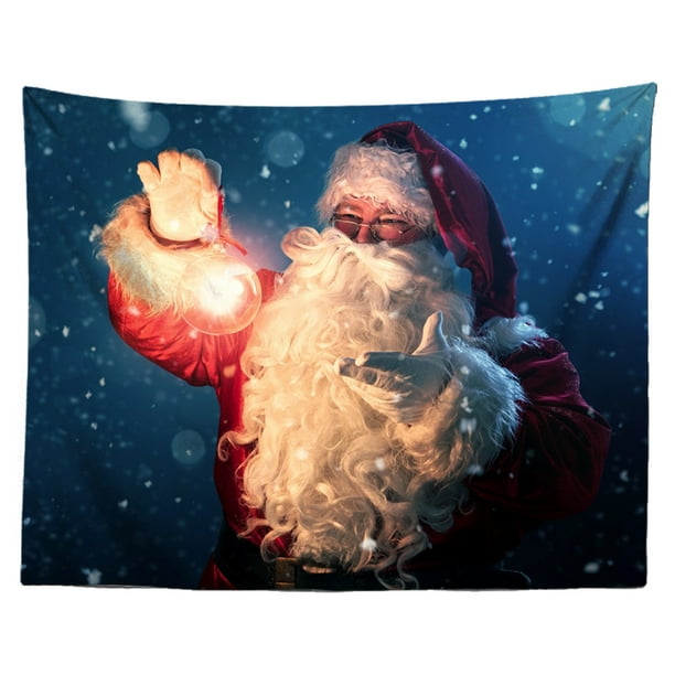 Christmas Wall Hanging Carpet Hippie Tapestry Santa Claus Blanket Home Decor Christmas Wall Hanging Carpet Hippie Tapestry Santa Claus Blanket Home Decor